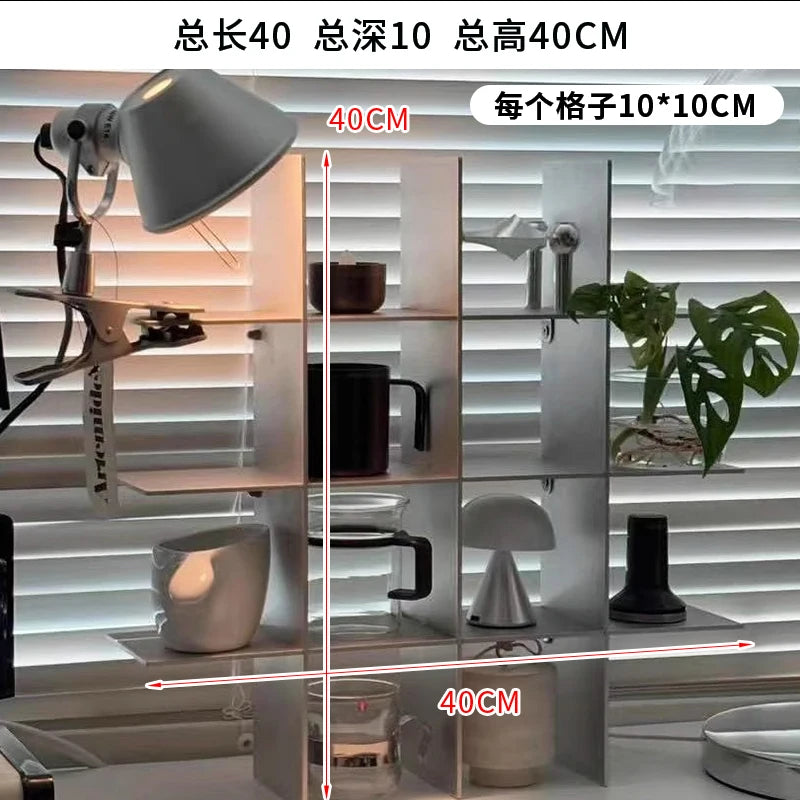 Creatively Design Household Items Living Room Storage Rack Tableware Drinking Utensils Stainless Steel Perfume Art Display Stand