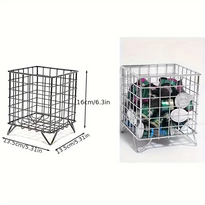 1pc Office Desk Storage Basket - Multi-functional Storage Basket, Shelf Basket