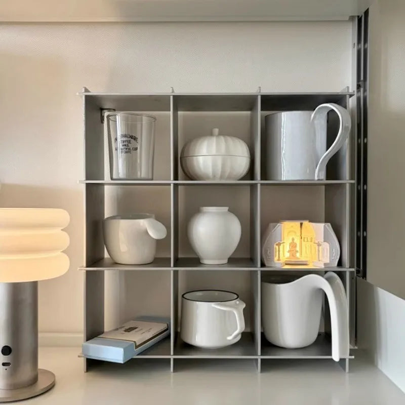 Creatively Design Household Items Living Room Storage Rack Tableware Drinking Utensils Stainless Steel Perfume Art Display Stand