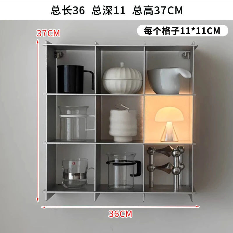 Creatively Design Household Items Living Room Storage Rack Tableware Drinking Utensils Stainless Steel Perfume Art Display Stand